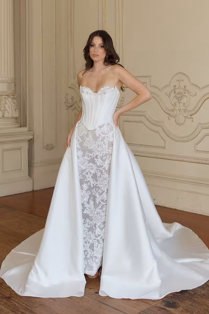 Two Piece Wedding Dress by Jeune